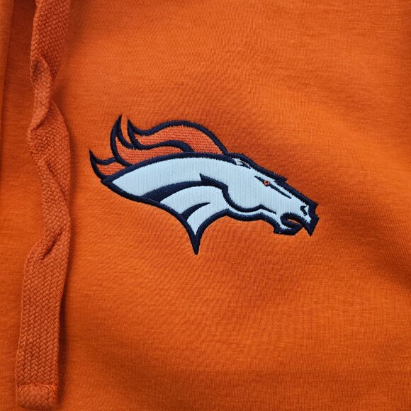 NFL Denver Broncos team apparel full zip hoody mens Large embordered spell out - Picture 3 of 12
